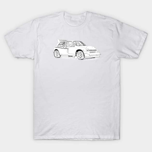 MG Metro Wireframe T-Shirt by Auto-Prints